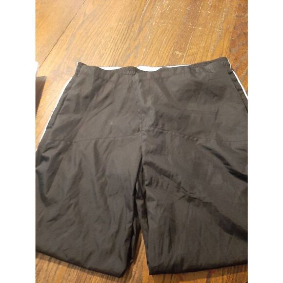 XL 16/18 Danskin Black White Athletic Track Pant Casual Drawstring Waist Lined - Picture 4 of 5